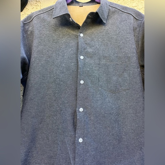 Classic Gray Women's Button-Up Sweatshirt - Picture 6 of 8